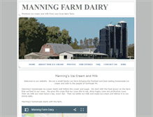 Tablet Screenshot of manningfarm.com